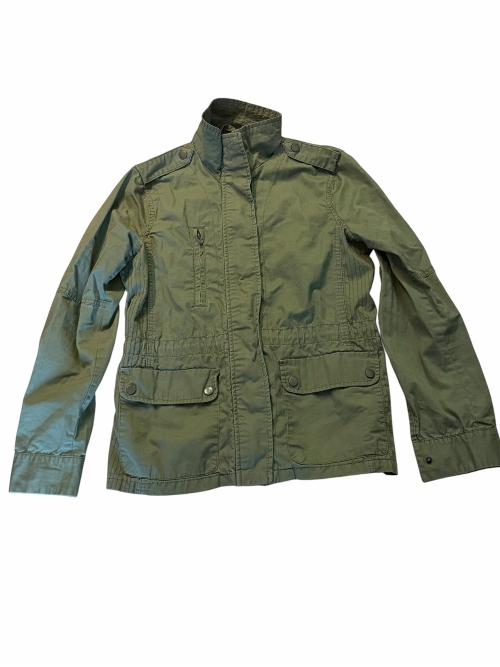 Love Tree Olive Green Utility Jacket Anorak Military Utility Coat Medium